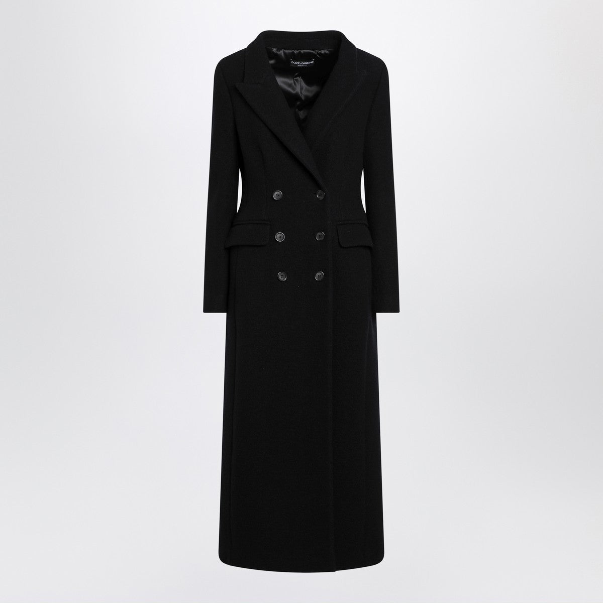 Dolce & Gabbana Dolce&Gabbana Long black wool coat Dolce & Gabbana 