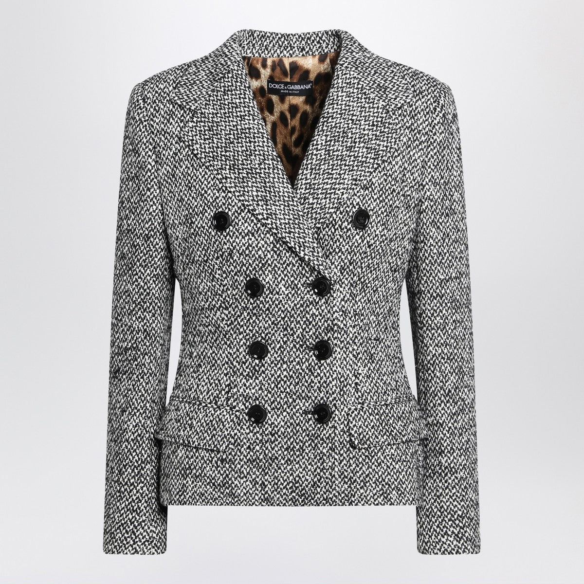 Dolce & Gabbana Dolce&Gabbana Single-breasted speckled wool-blend jacket Dolce & Gabbana 