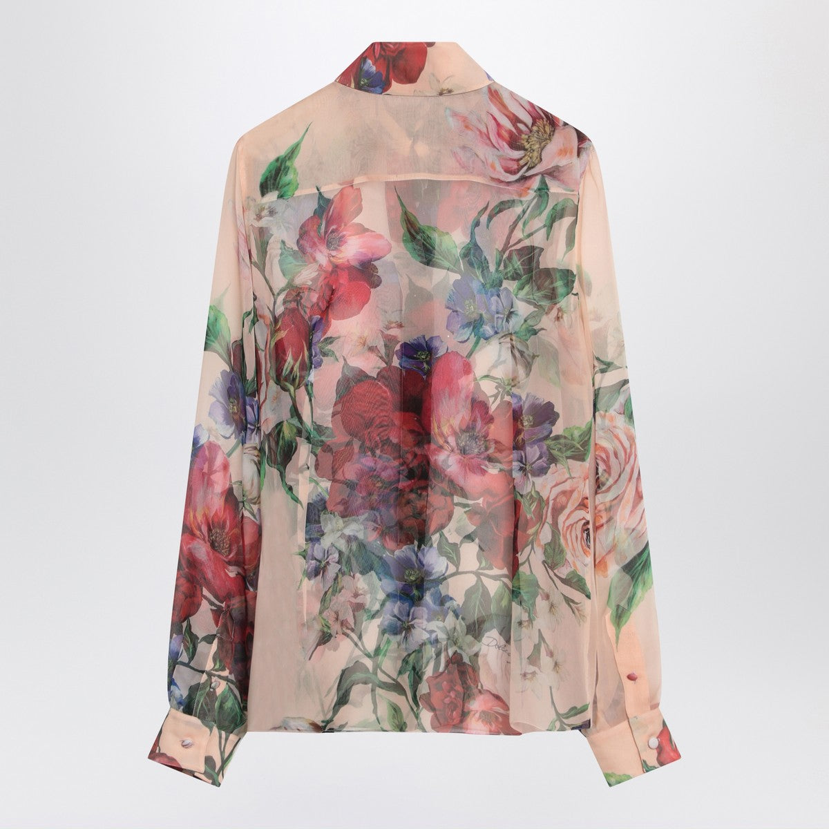 Dolce & Gabbana Dolce&Gabbana Floral-print silk shirt Dolce & Gabbana 