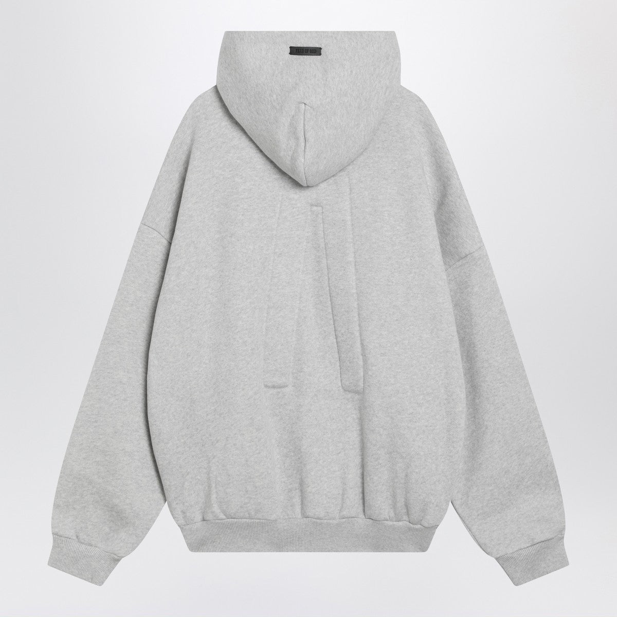 Fear of God Grey mélange hooded sweatshirt with zip Fear of God 