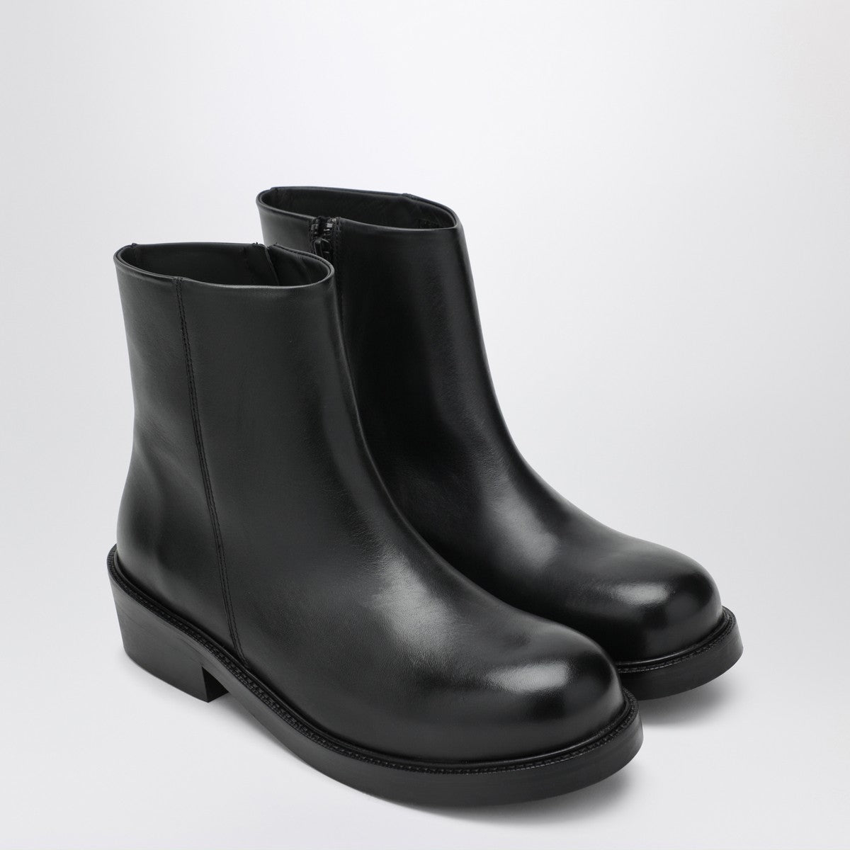 Séfr Black Letaro ankle boots in leather Séfr 