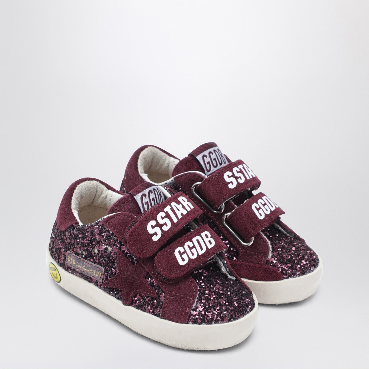 Golden Goose Old School sneakers in burgundy glitter Golden Goose 