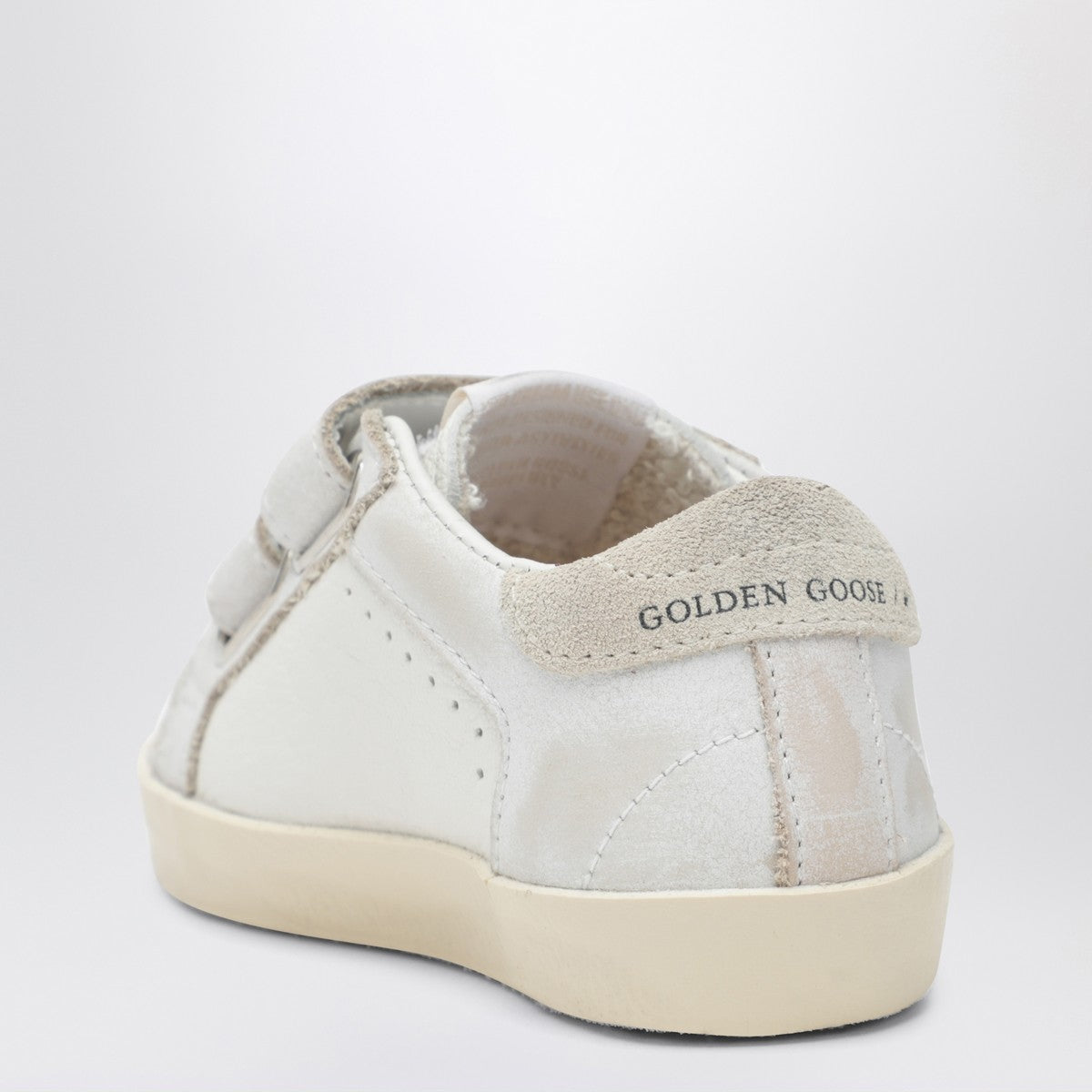 Golden Goose Old School sneakers in white with leopard-print star Golden Goose 