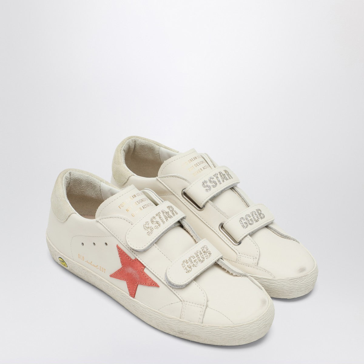 Golden Goose Old School sneakers in white/peach colour Golden Goose 
