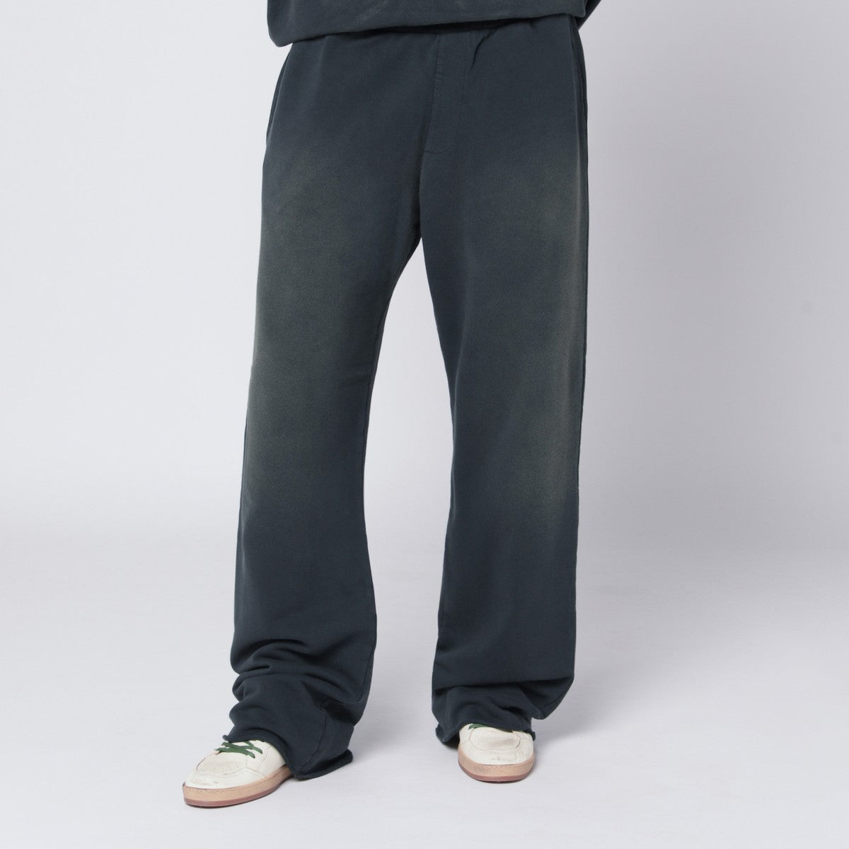 Golden Goose Distressed-effect black jogger pants Golden Goose 