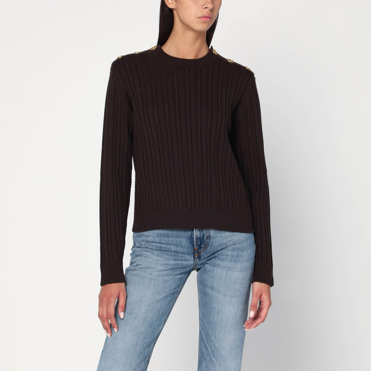 Golden Goose Brown wool blend sweater Golden Goose 