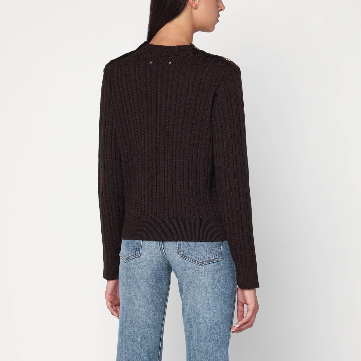 Golden Goose Brown wool blend sweater Golden Goose 