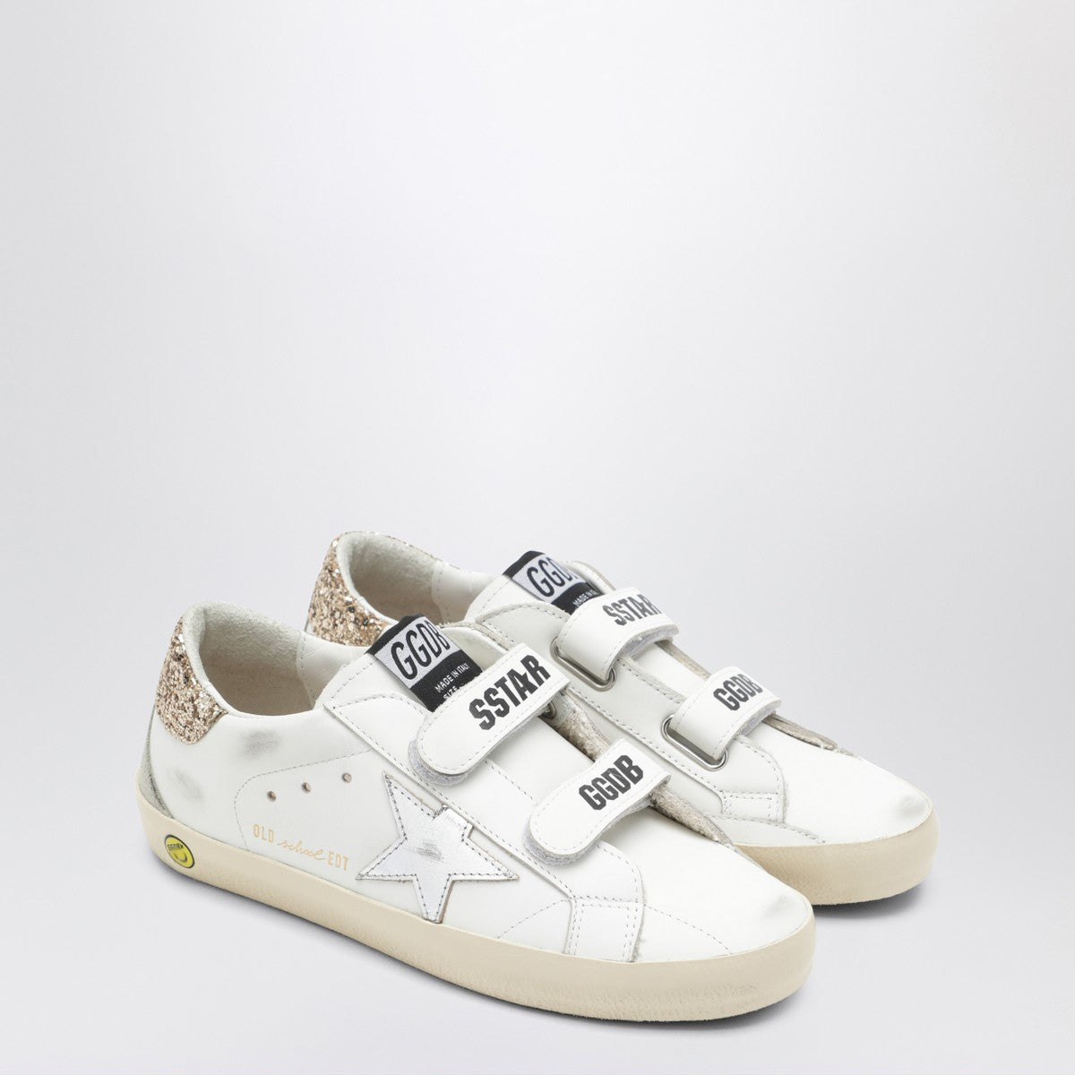 Golden Goose Old School sneakers in white with glitter star Golden Goose 