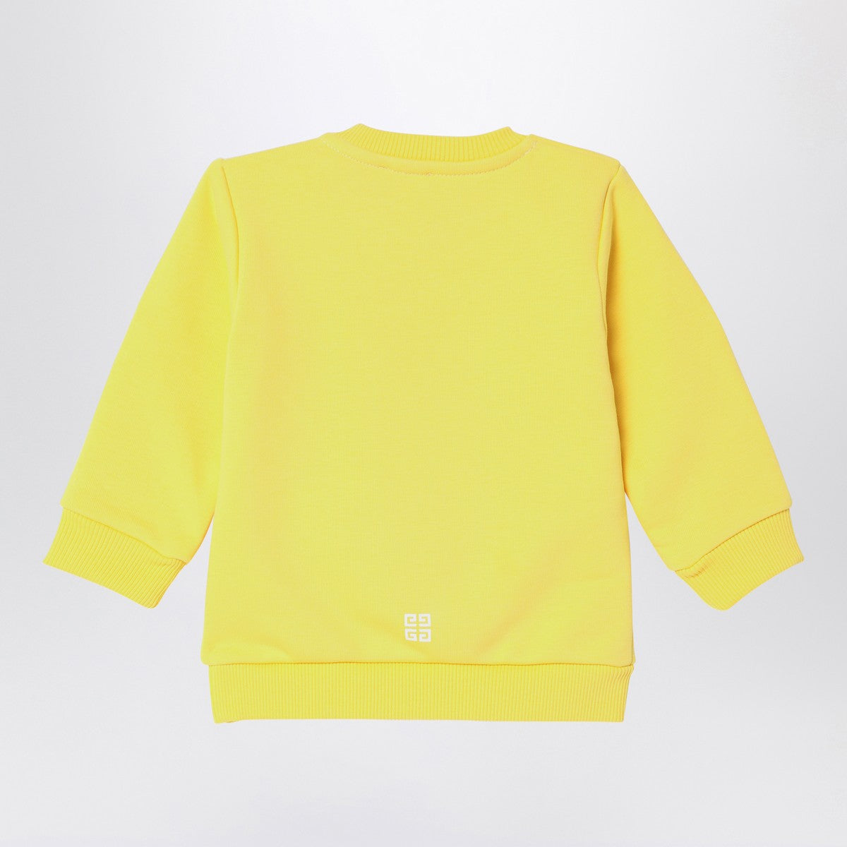Givenchy Yellow cotton blend sweatshirt with logo Givenchy 