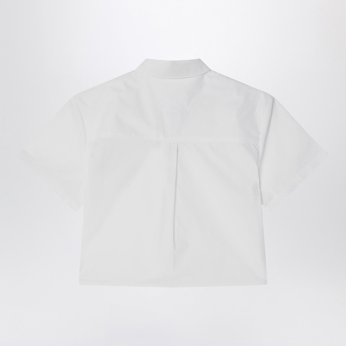 Givenchy White cropped shirt in cotton Givenchy 