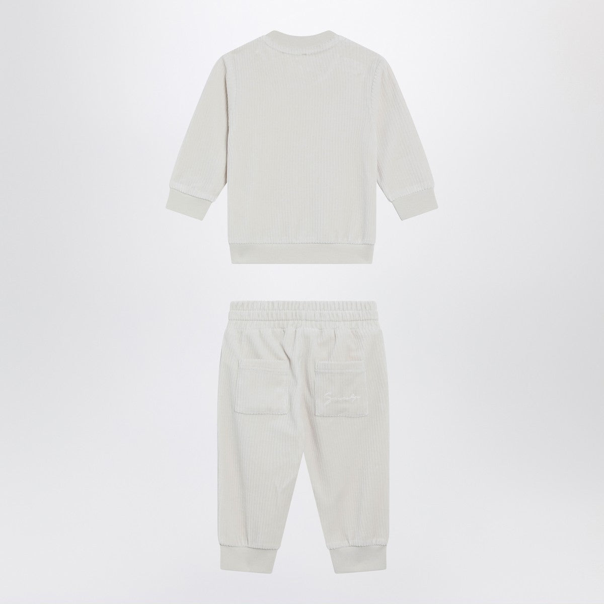 Givenchy White velvet two-piece outfit Givenchy 