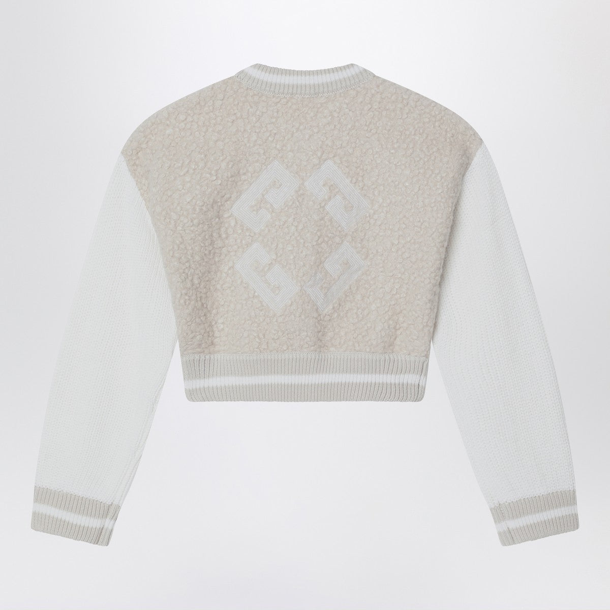 Givenchy Cream/beige bomber jacket with logo Givenchy 