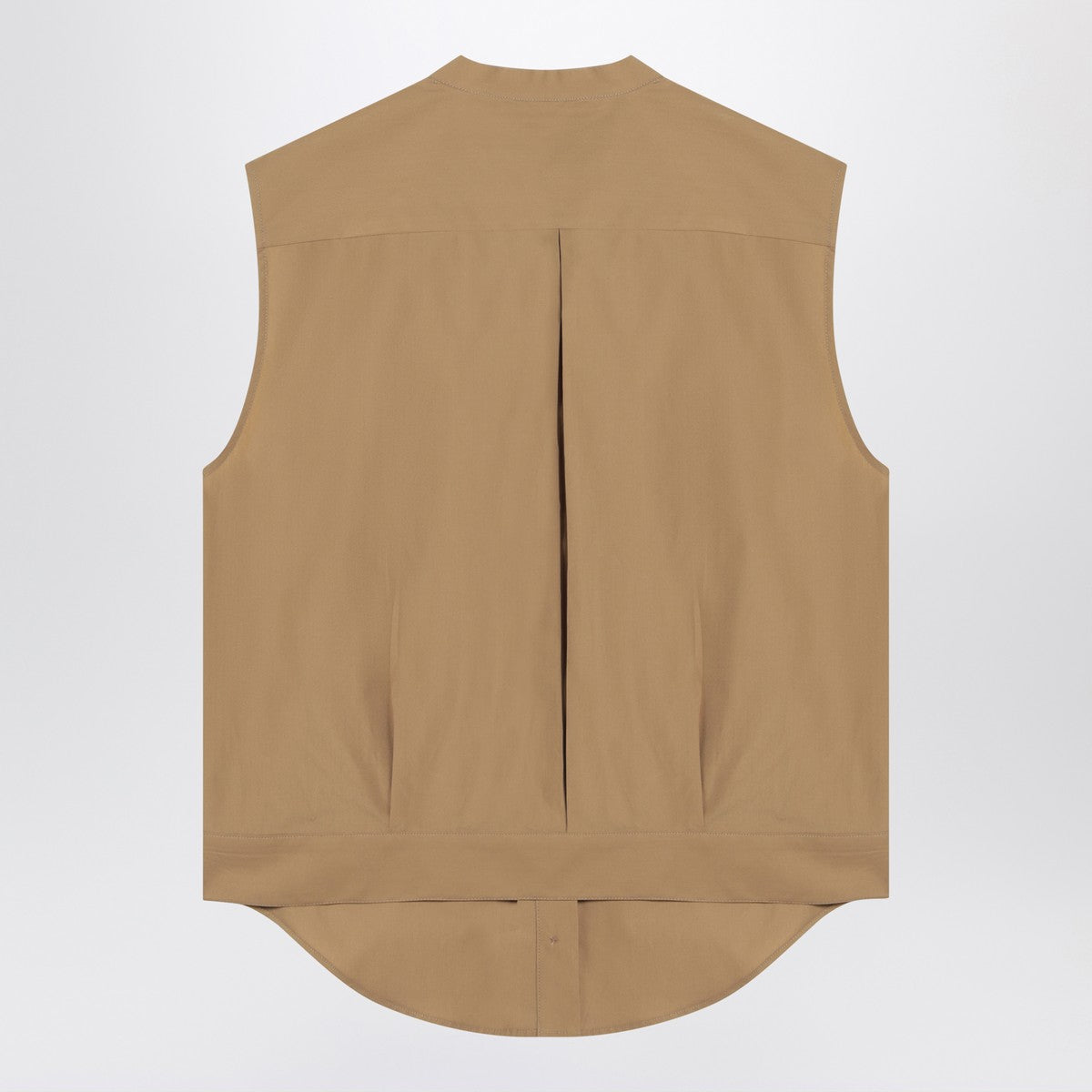 LouLou De Saison Sleeveless shirt in sand colour LouLou De Saison 