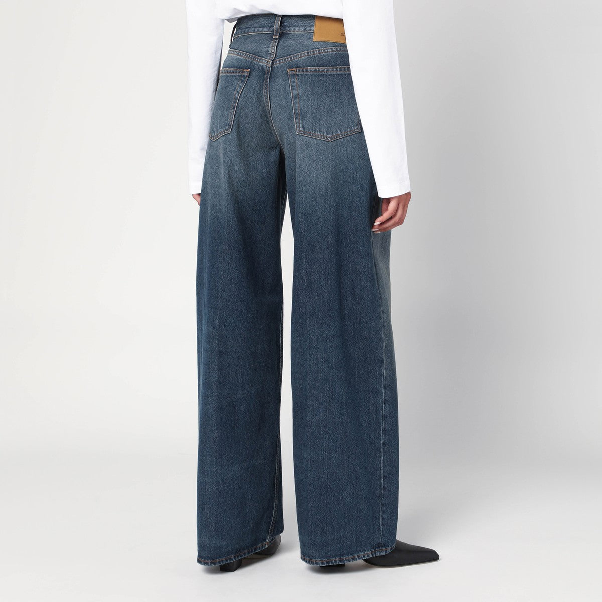 HAIKURE Dark blue washed effect jeans Haikure 