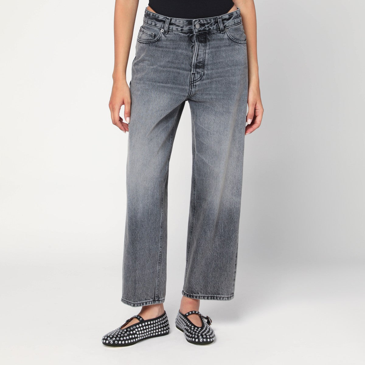 HAIKURE Grey washed effect jeans Haikure 