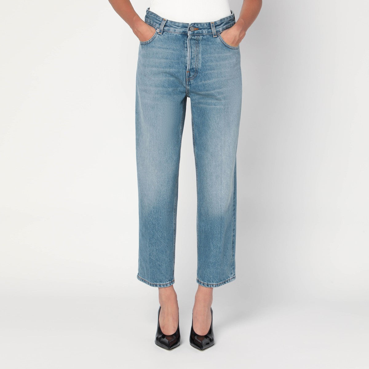 HAIKURE Light blue washed effect jeans Haikure 