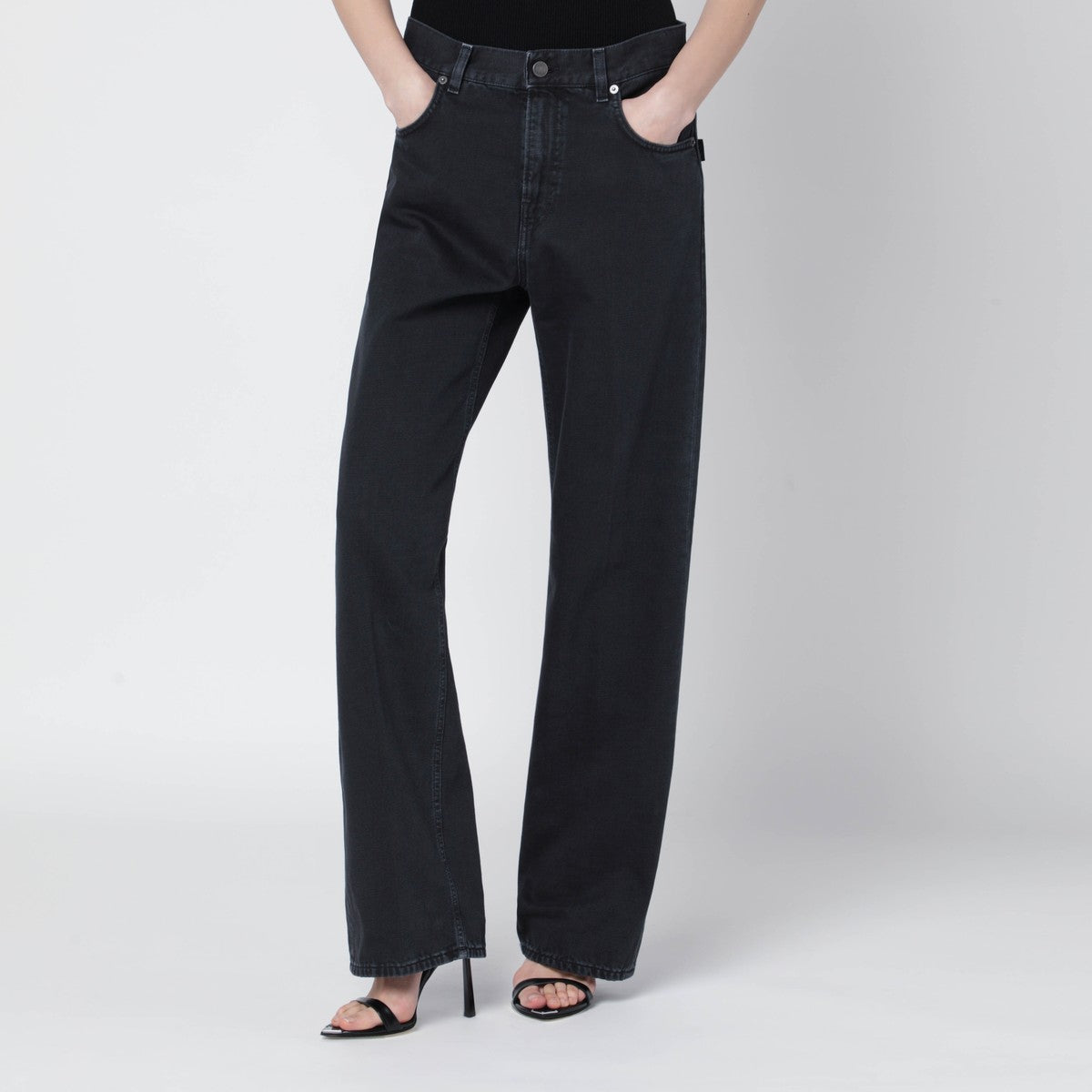 HAIKURE Charcoal wide-leg jeans Haikure 