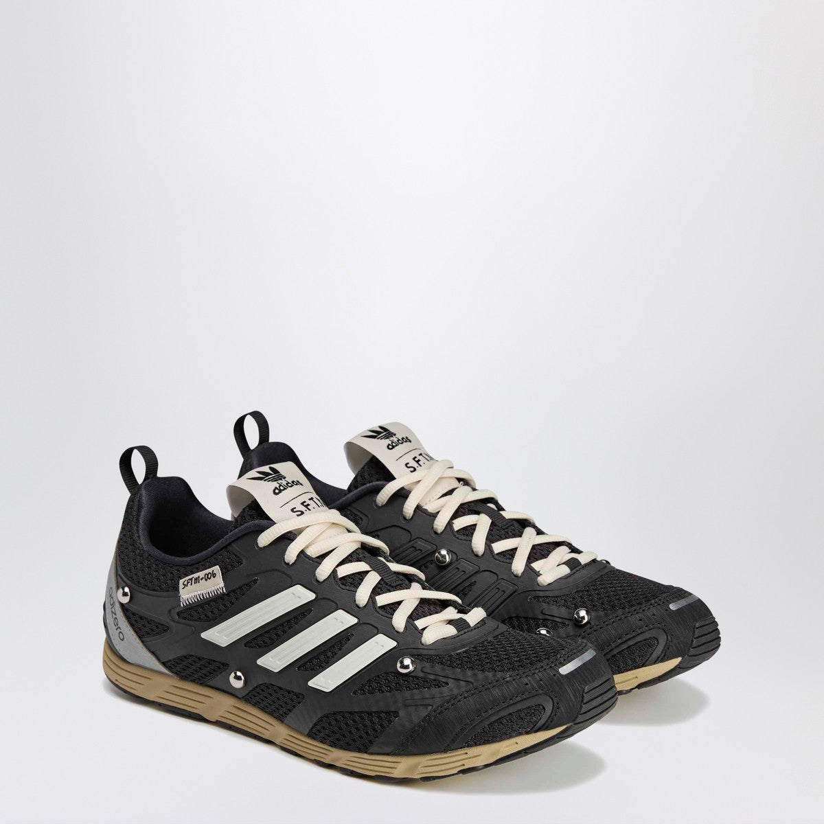 adidas Statement Sneaker Adizero SFTM Core Black/Cream White/Silver Metallic adidas Statement 