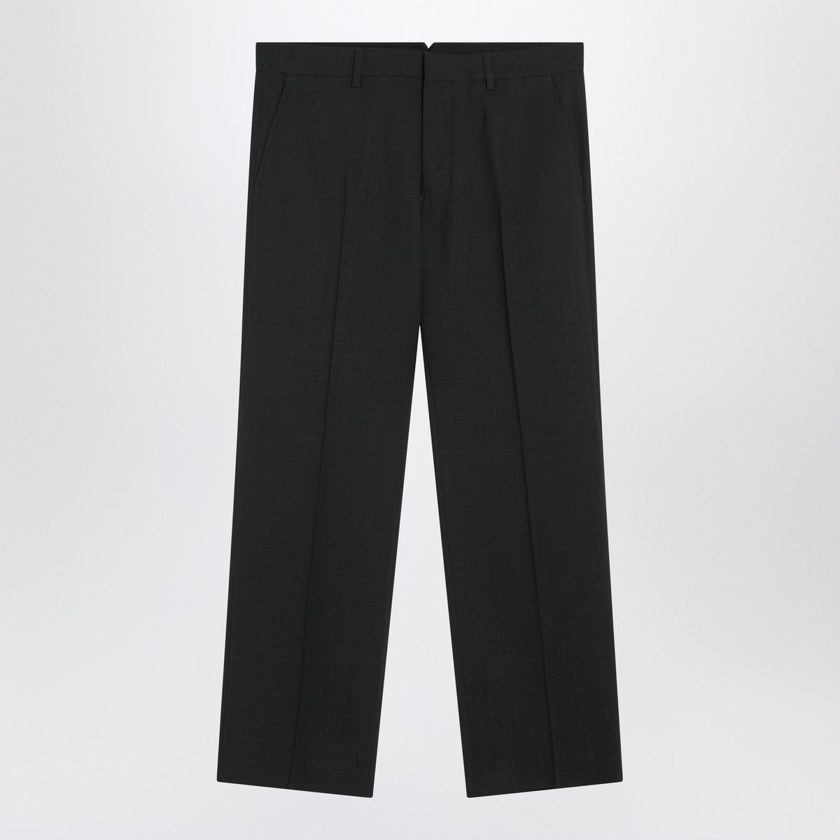 Ami Paris Charcoal grey wool trousers Ami Paris 
