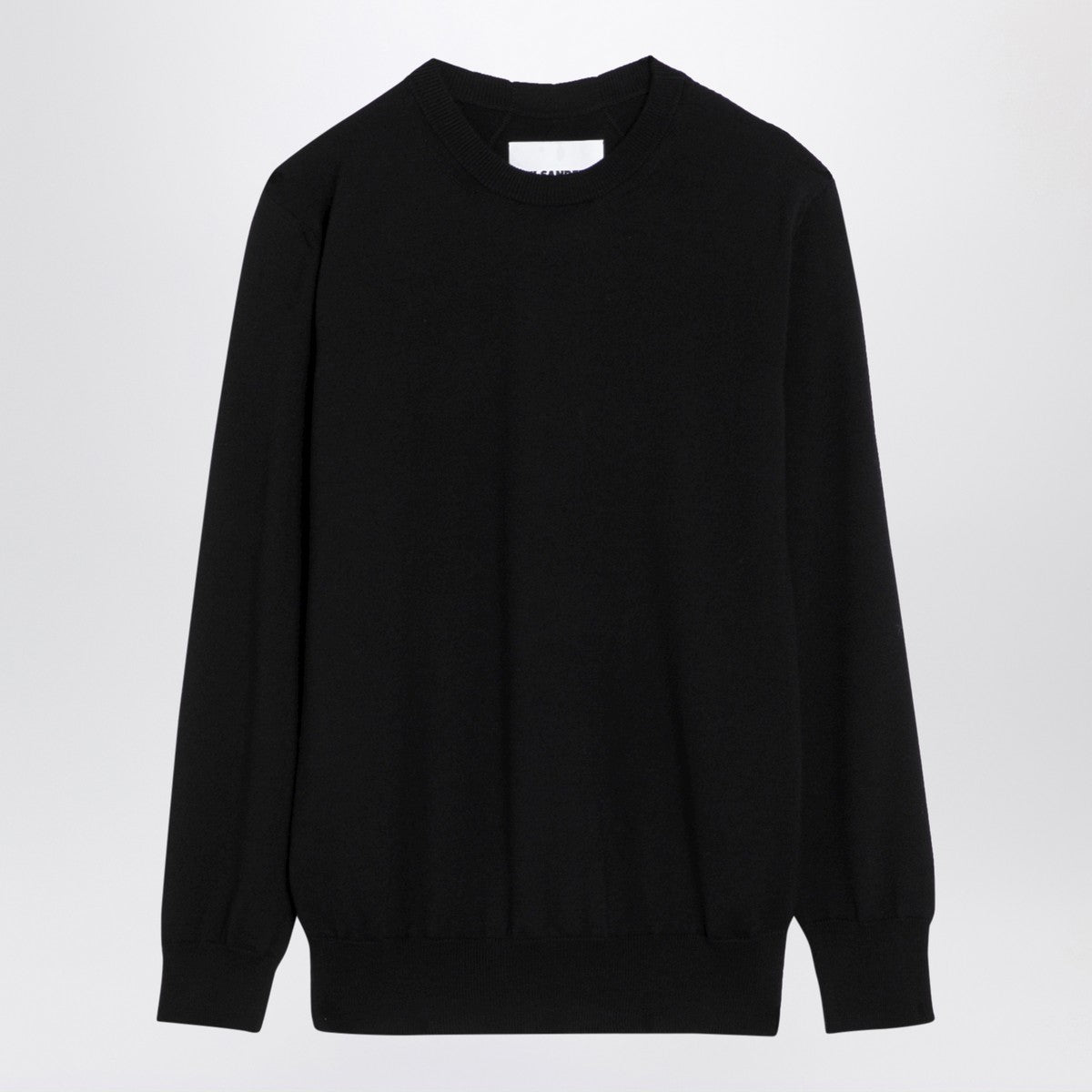 Jil Sander Black wool crew-neck sweater Jil Sander 