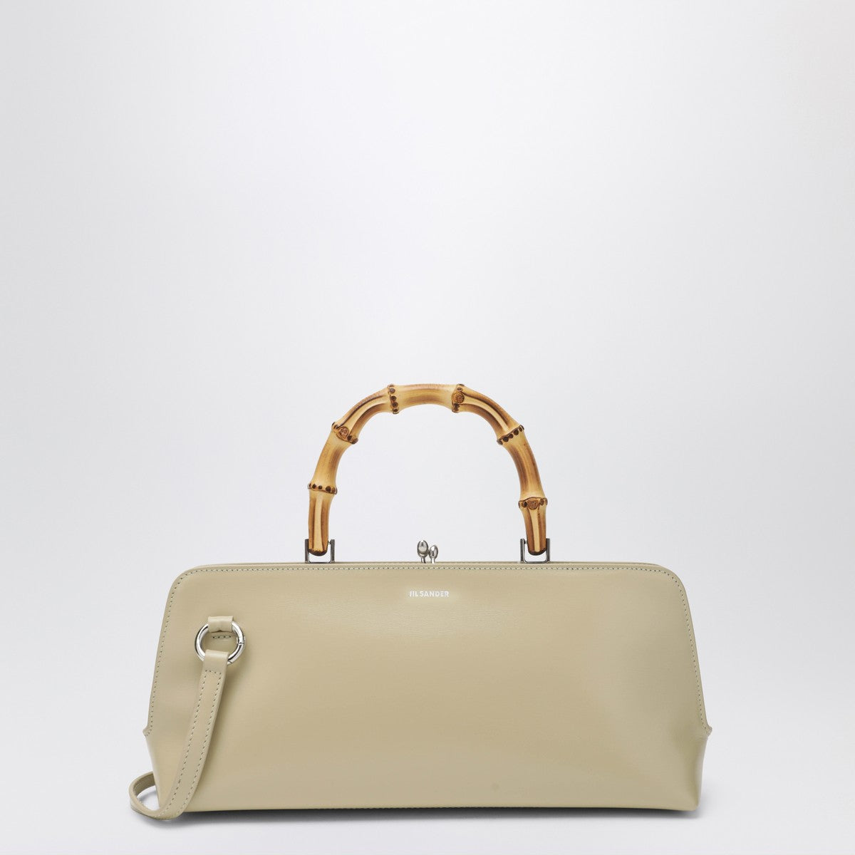 Jil Sander Small Goji Bamboo bag in almond colour Jil Sander 