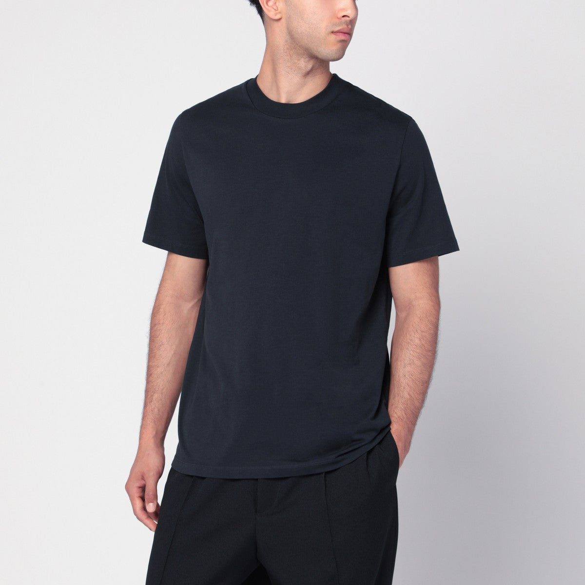 Jil Sander Dark blue cotton T-shirt Jil Sander 