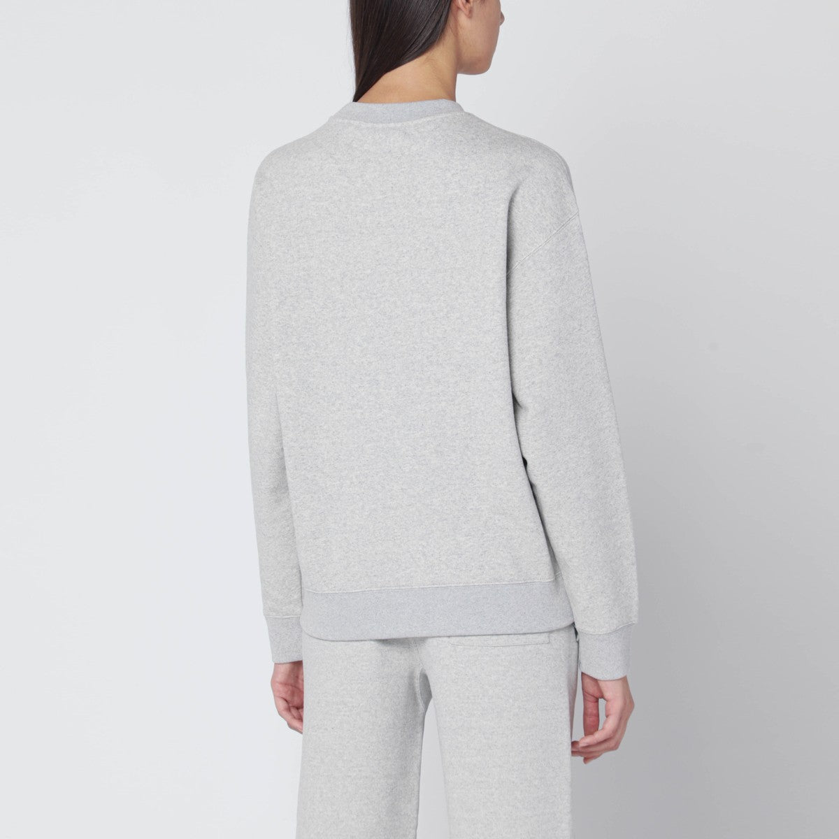 Jil Sander Light grey sweatshirt with logo print Jil Sander 