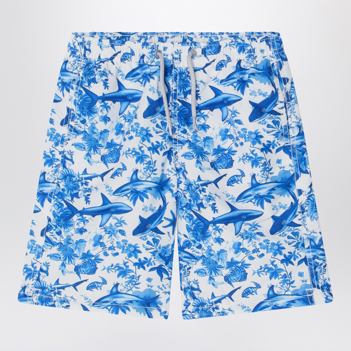 MC2 Saint Barth Jean long swimsuit with sharks MC2 Saint Barth 