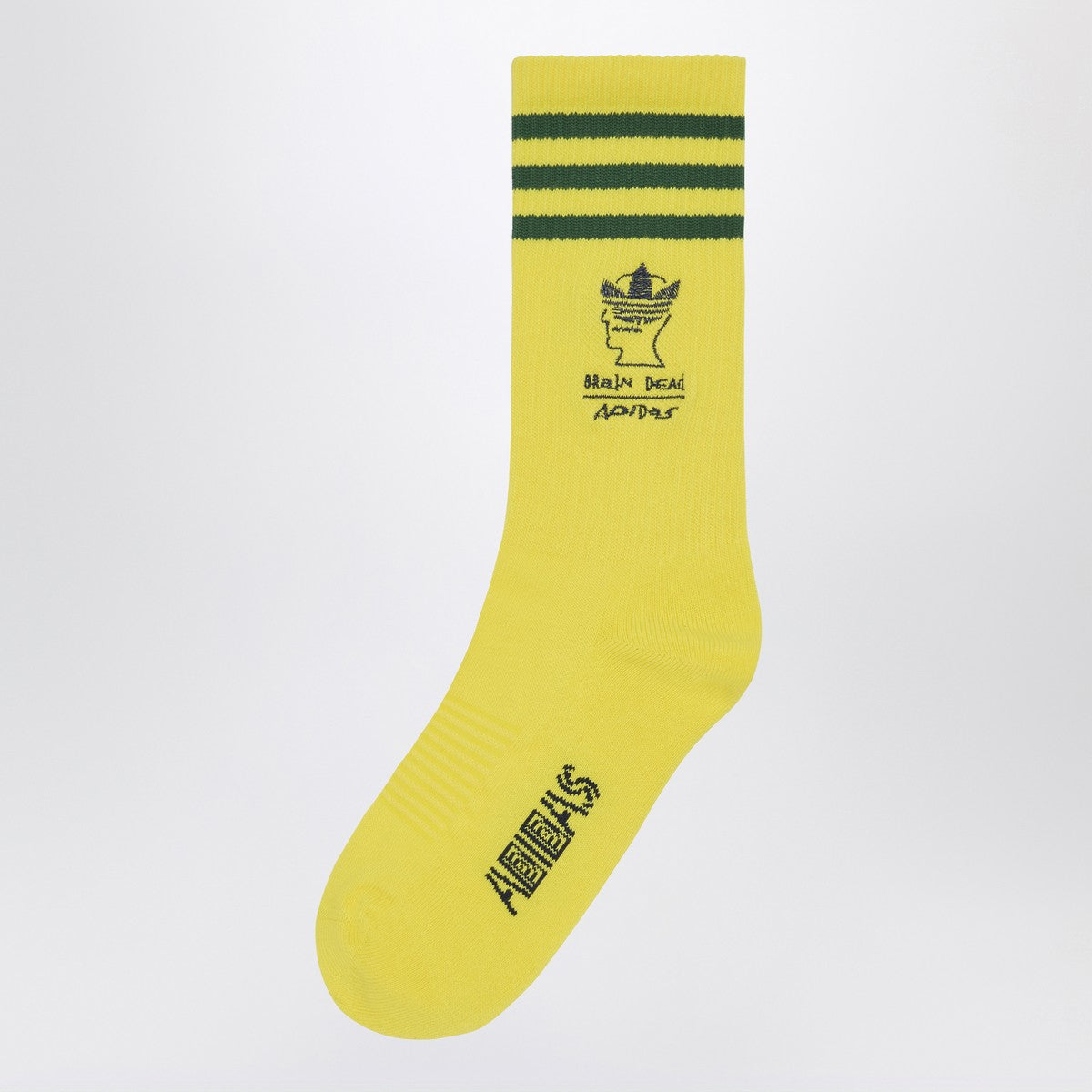 adidas x Brain Dead Yellow socks with logo adidas x Brain Dead 