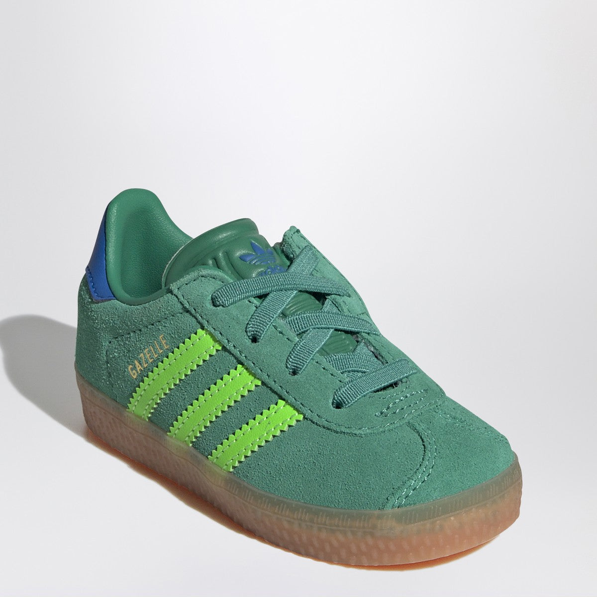 adidas Originals Green Gazelle sneaker with elastic laces adidas Originals 