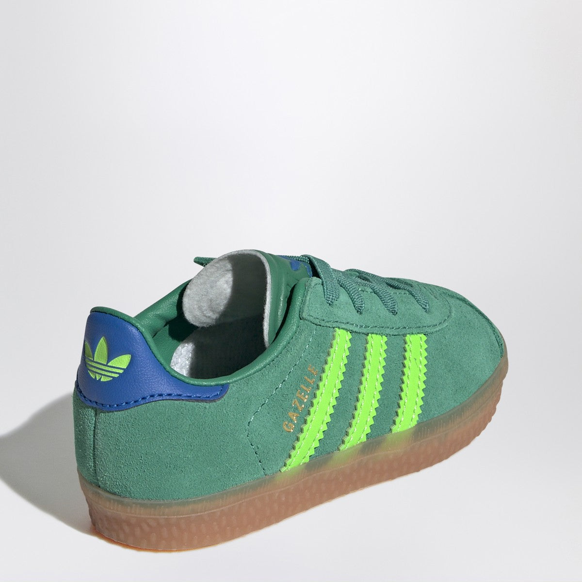 adidas Originals Green Gazelle sneaker with elastic laces adidas Originals 