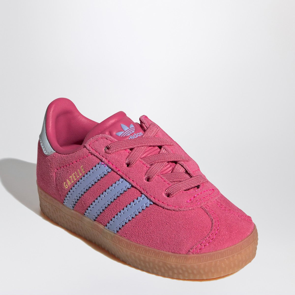 adidas Originals Elastic Gazelle sneakers in Shock Pink/Blue Spark/Halo Blue adidas Originals 