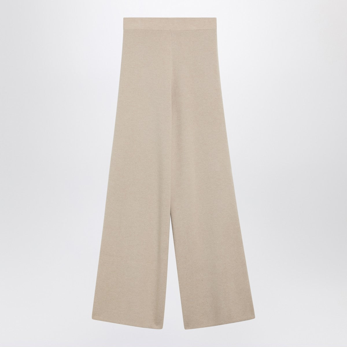 Max Mara Beige wool and cashmere knit trousers Max Mara 