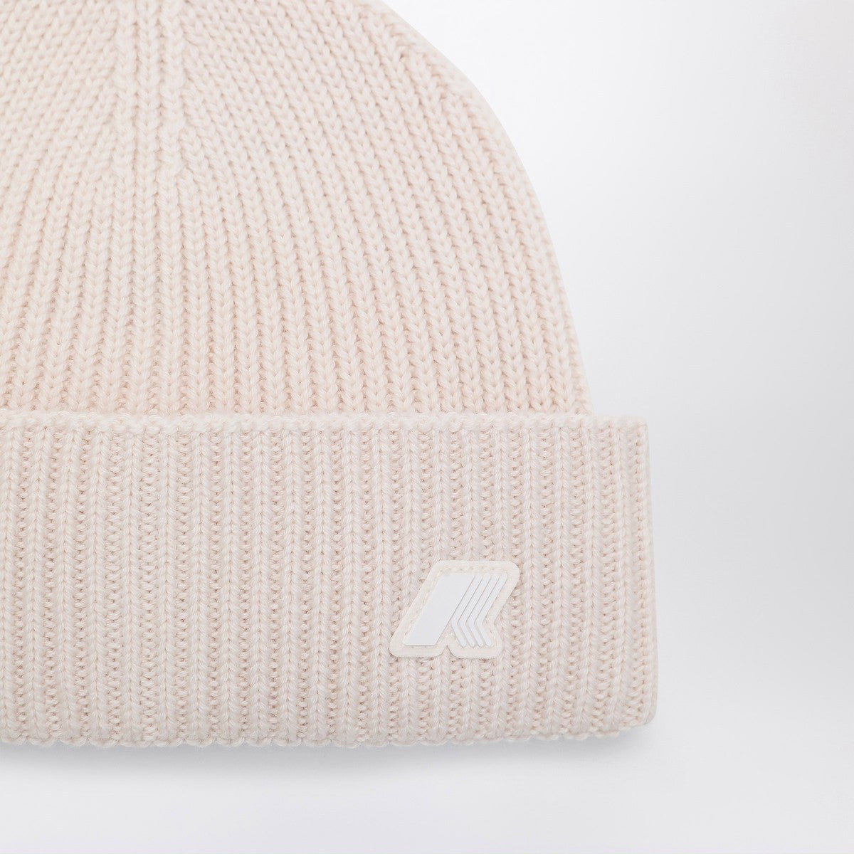K-Way Brice beanie in gardenia white melange K-Way 