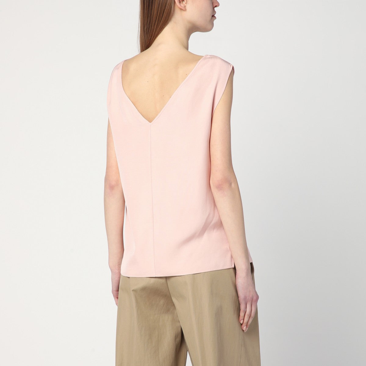 Calvin Klein Light pink blouse in linen blend Calvin Klein 