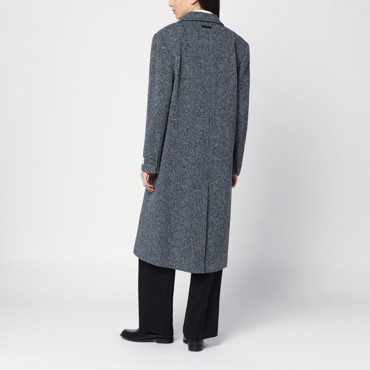 Calvin Klein Single-breasted coat in wool blend Calvin Klein 