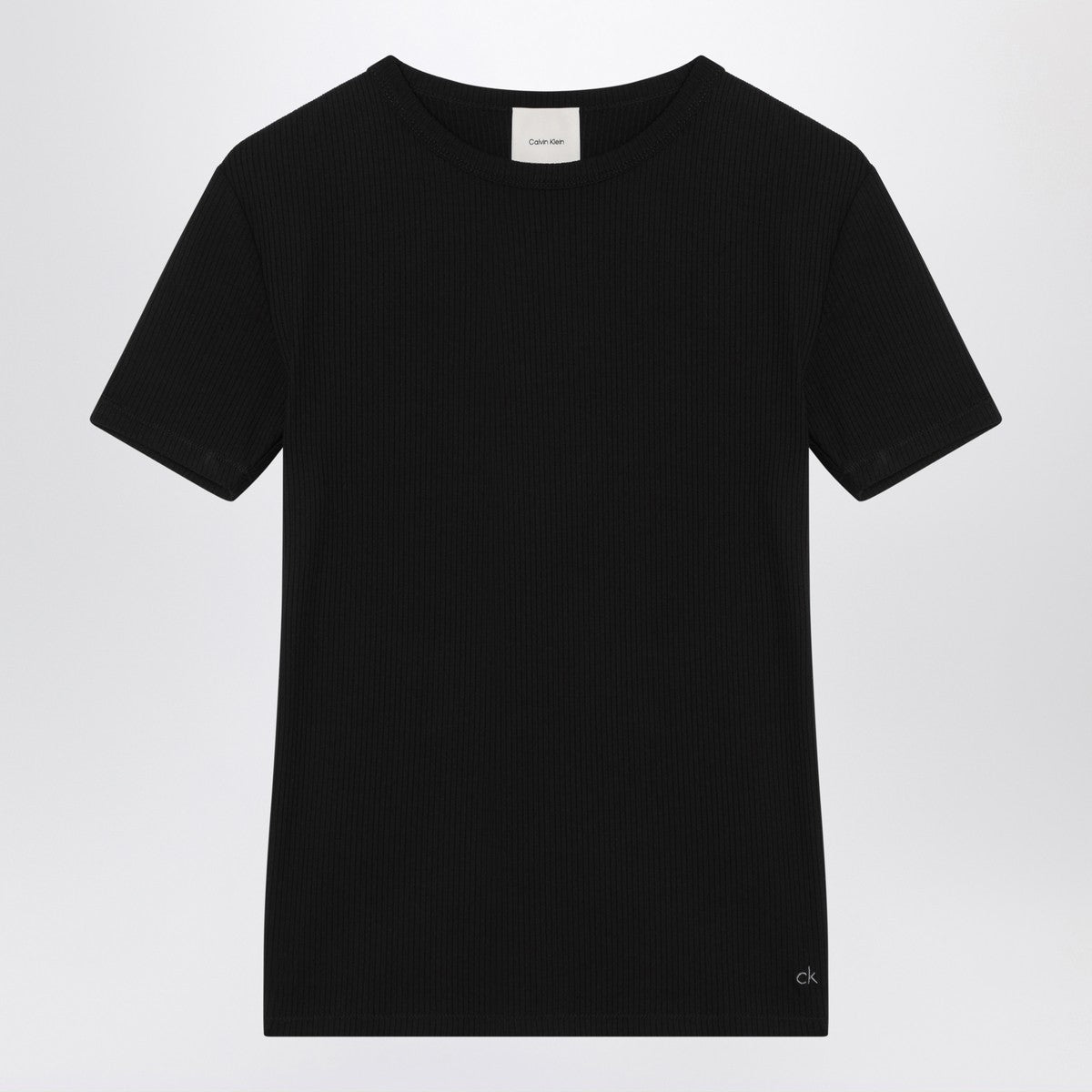 Calvin Klein Black ribbed T-shirt Calvin Klein 