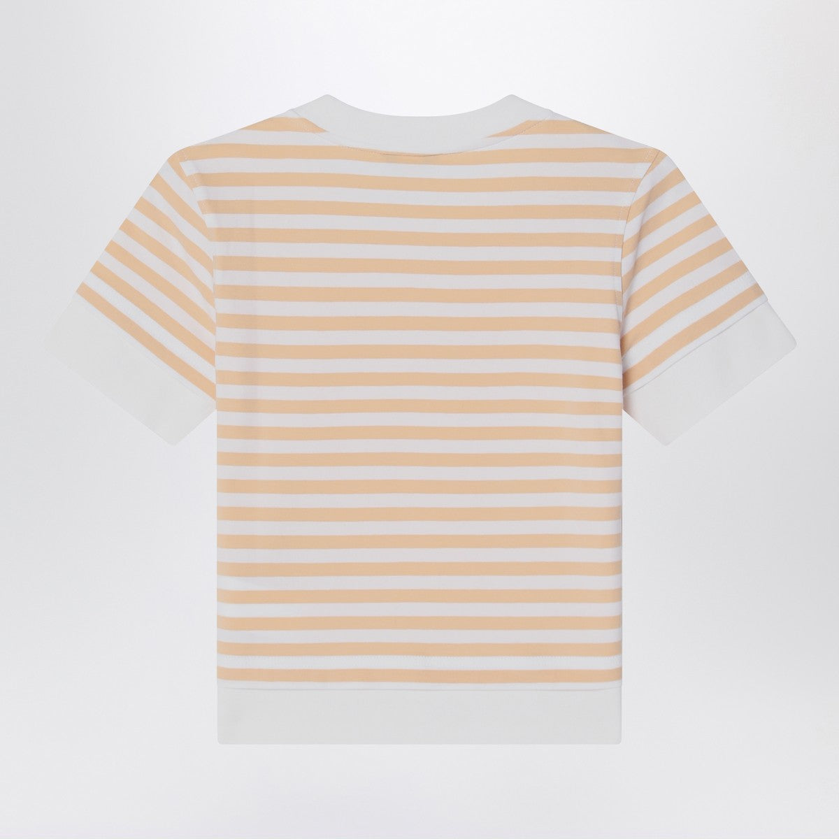K-Way Emel T-shirt white/beige striped K-Way 