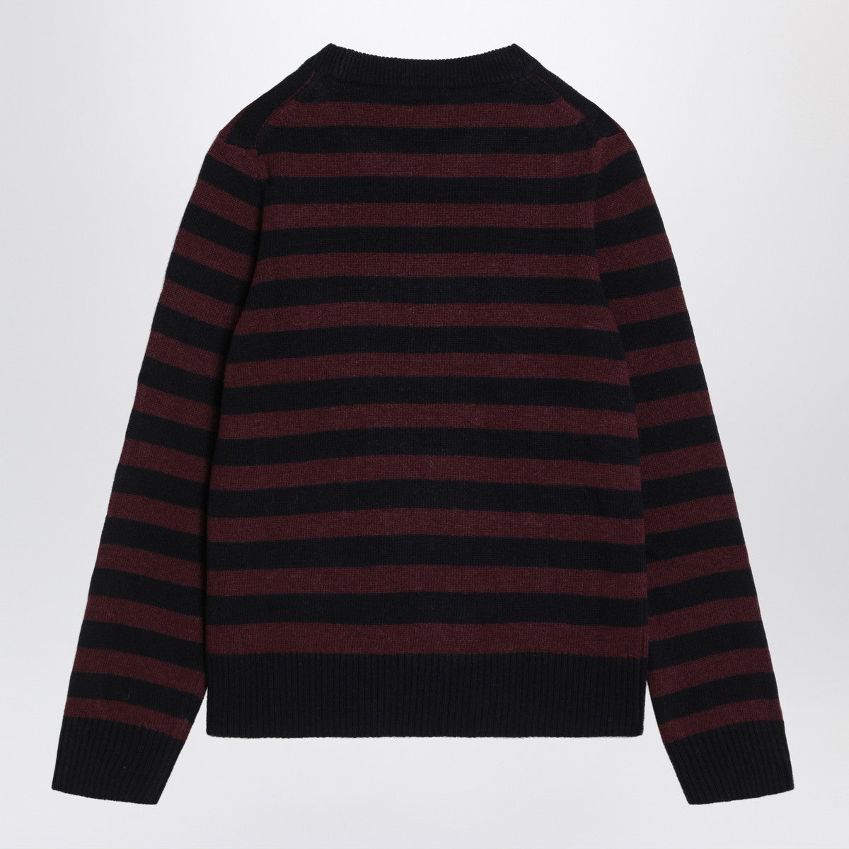 GANNI Striped sweater with poodle Ganni 