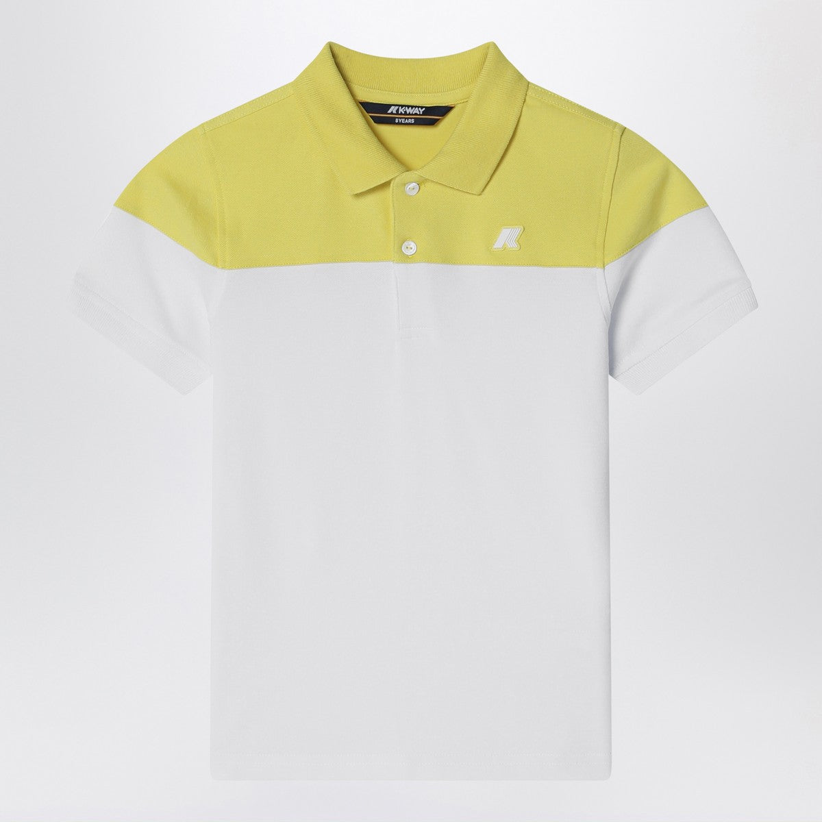 K-Way White/green acacia cotton polo K-Way 