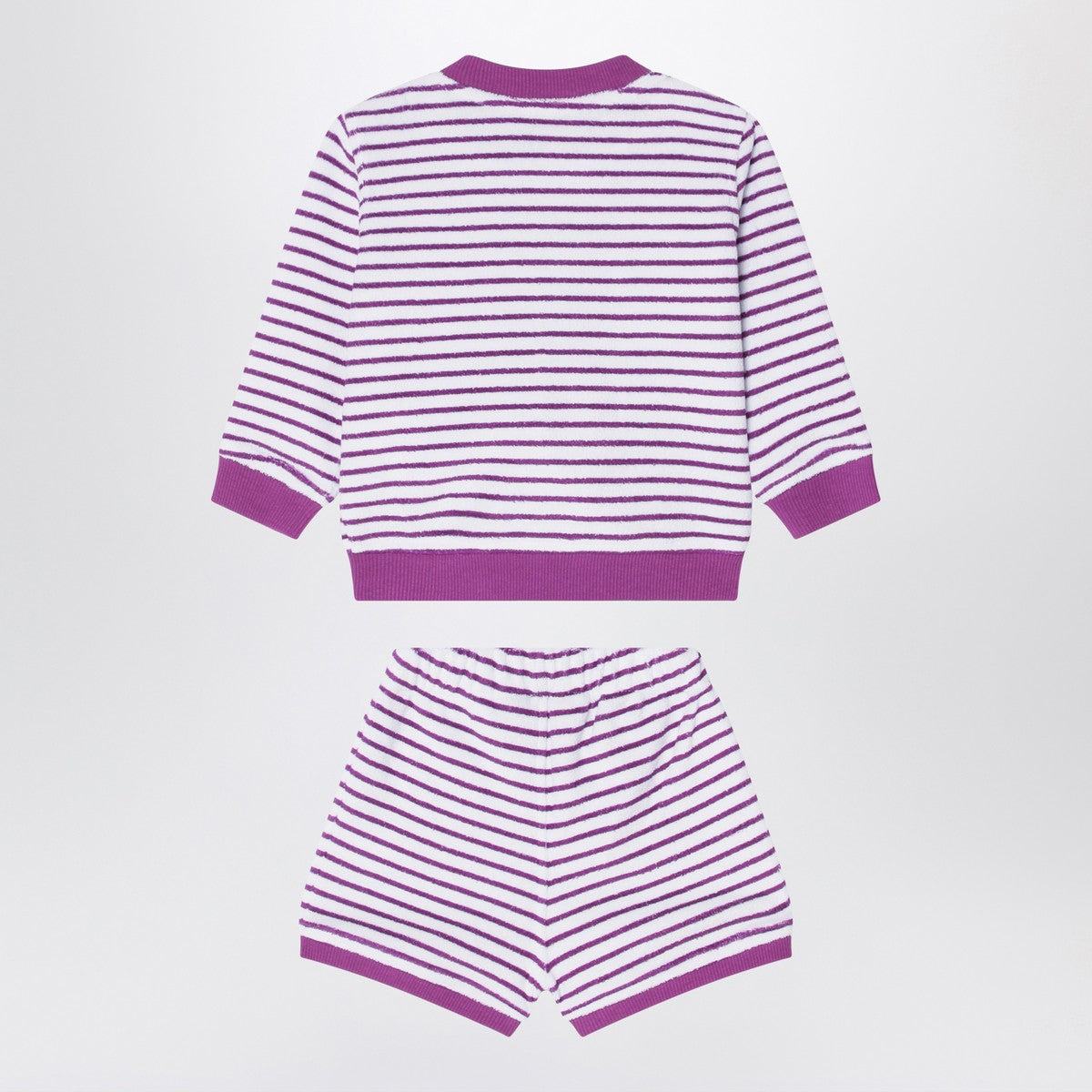 K-Way Sponge outfit white/purple striped K-Way 