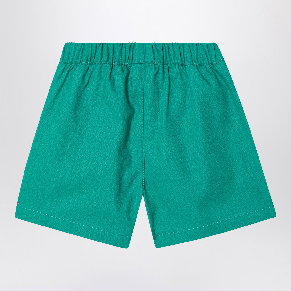 KENZO Green cotton shorts with logo Kenzo 