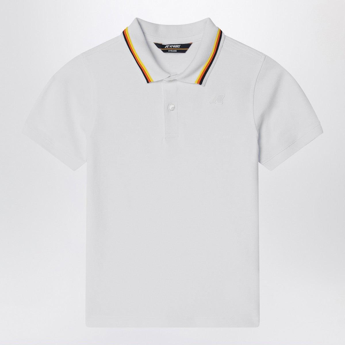K-Way Jude white polo in cotton piqué K-Way 