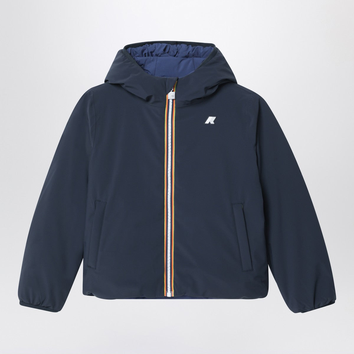 K-Way Reversible Jack jacket in blue/cobalt blue K-Way 