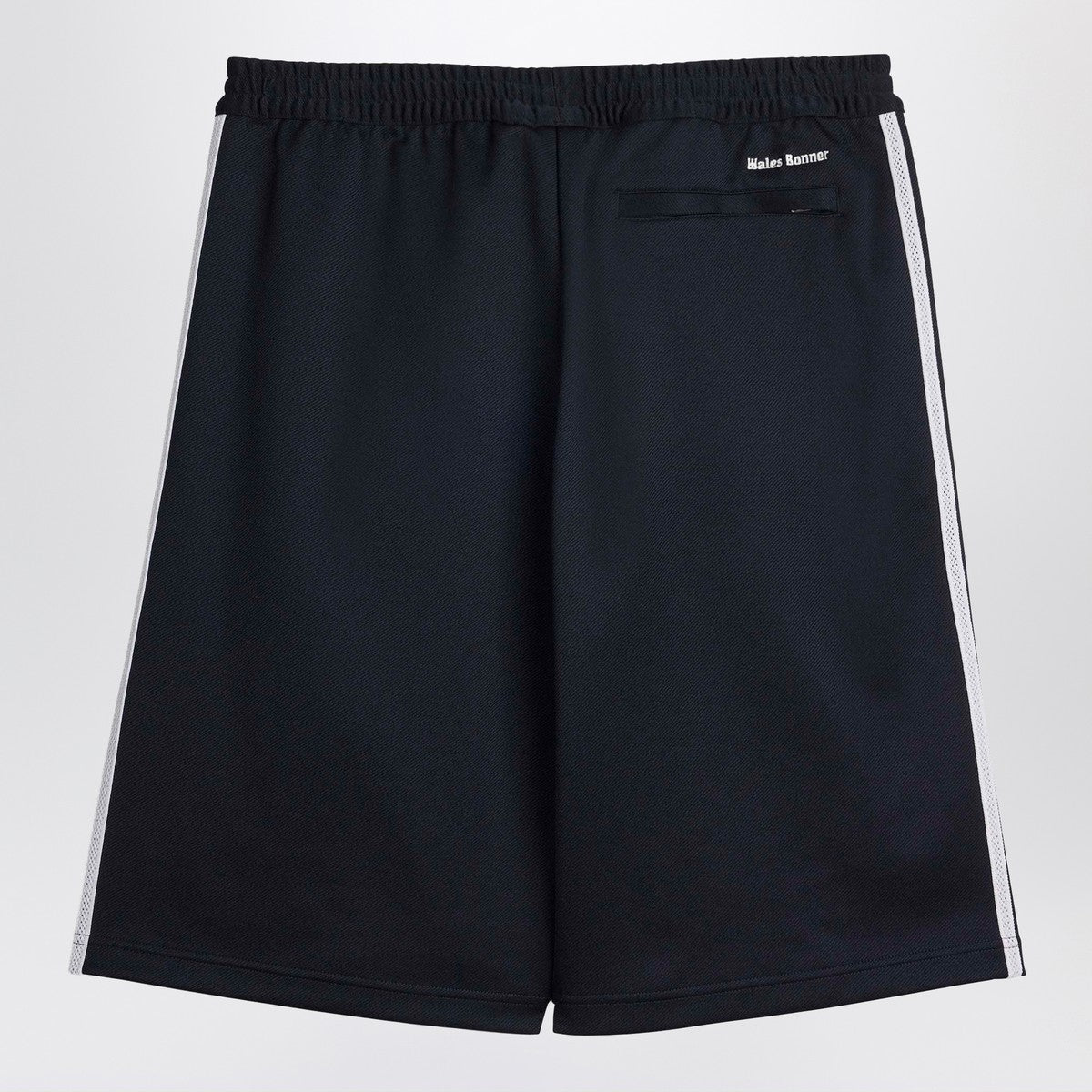 adidas by Wales Bonner Navy blue oversized stretch twill Bermuda shorts adidas by Wales Bonner 