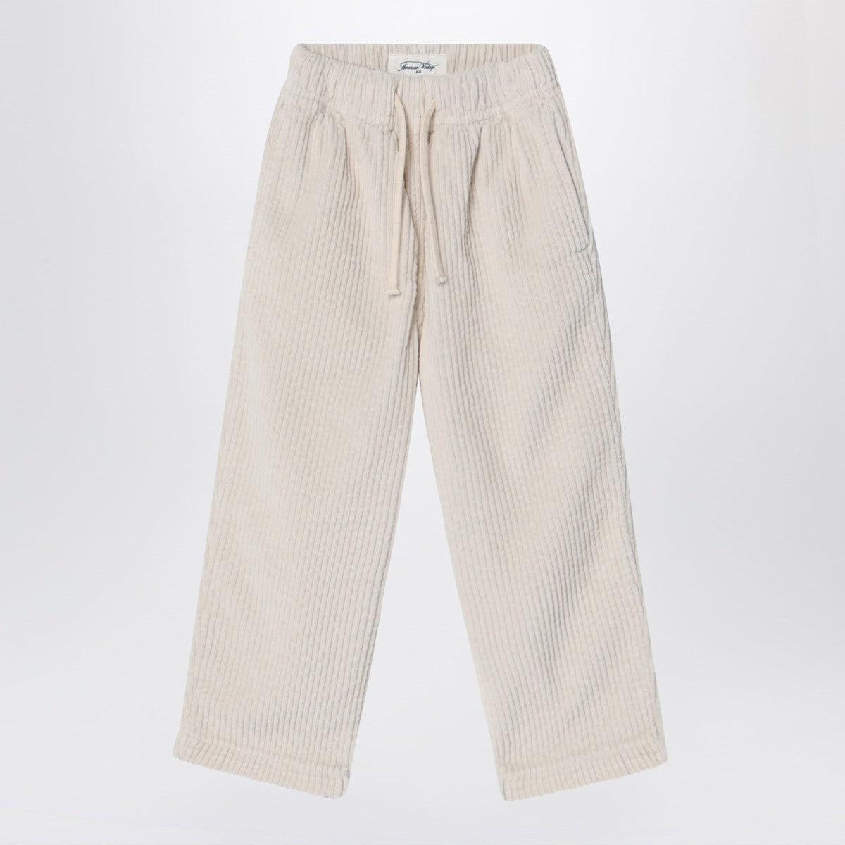 American Vintage Padow écru ribbed trousers American Vintage 