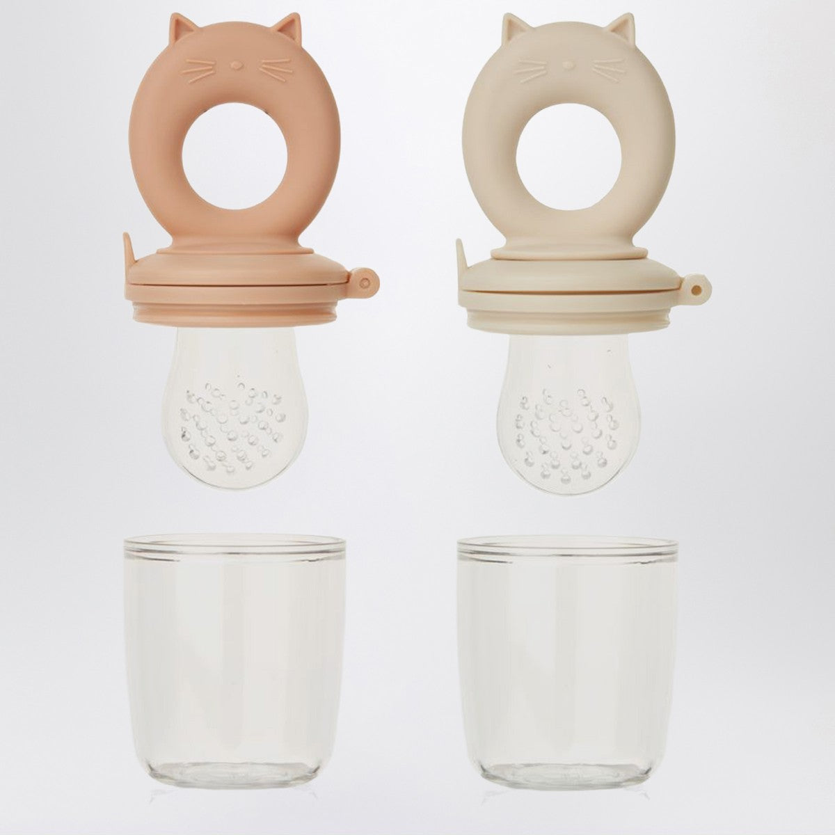 Liewood Set of two Miranda food containers in pink/ecru Liewood 