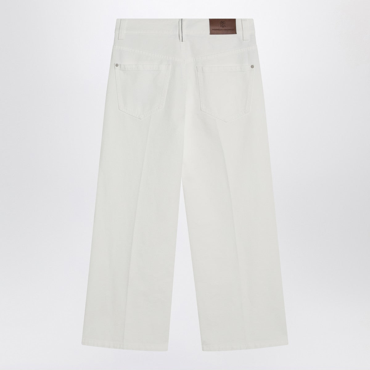 Brunello Cucinelli White cotton trousers Brunello Cucinelli 