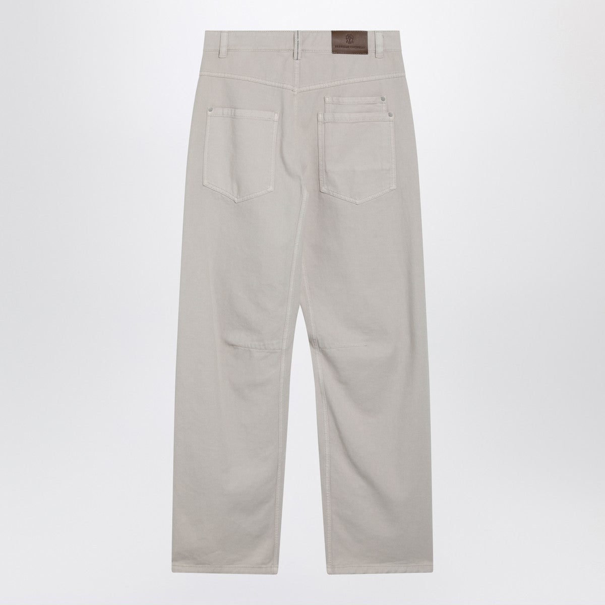 Brunello Cucinelli Beige cotton trousers Brunello Cucinelli 