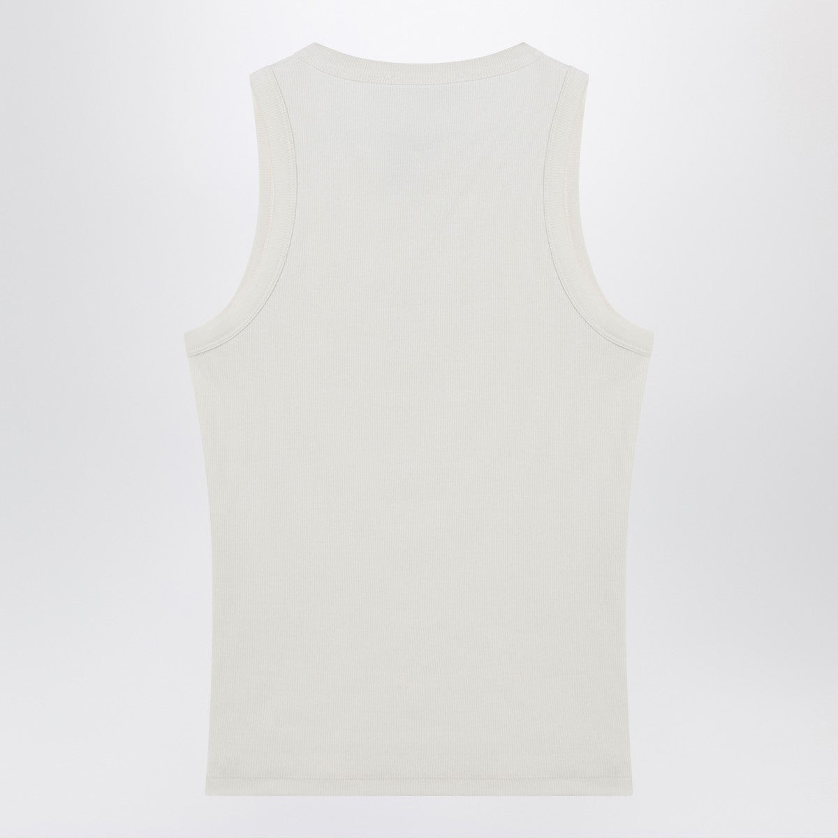 Weekend Max Mara Ivory cotton-blend tank top Weekend Max Mara 